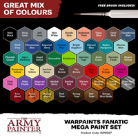 THE ARMY PAINTER  WARPAINTS FANATIC MEGA PAINT SET