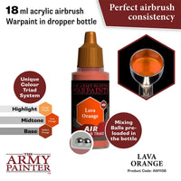 THE ARMY PAINTER WARPAINTS AIR LAVA ORANGE
