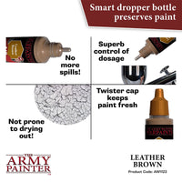 THE ARMY PAINTER WARPAINTS AIR LEATHER BROWN