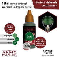 THE ARMY PAINTER WARPAINTS AIR SAVAGE GREEN