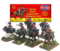 VICTRIX MINIATURES - BRITISH PENINSULAR HEAVY DRAGOONS