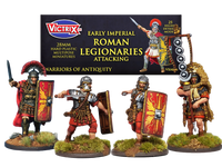 VICTRIX MINIATURES - VXA026 EARLY IMPERIAL ROMAN LEGIONARIES ATTACKING