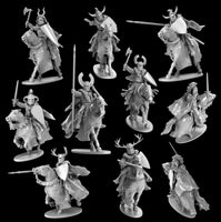 VICTRIX MINIATURES - VXE002 MEDIEVAL AND FANTASY HEADS, CLOAKS AND SHIELDS