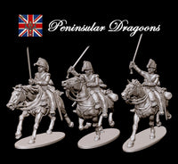 VICTRIX MINIATURES - BRITISH PENINSULAR HEAVY DRAGOONS