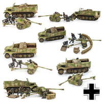 VICTRIX MINIATURES - VG12026 PAK40 + SD.KFZ.11