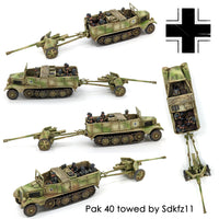 VICTRIX MINIATURES - VG12026 PAK40 + SD.KFZ.11
