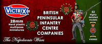 VICTRIX MINIATURES - VX0002 BRITISH PENINSULAR INFANTRY CENTRE COMPANIES