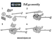 BOLT ACTION : GERMAN HEER 75MM PAK 40 ANTI-TANK GUN (1943 - 45)