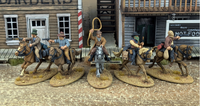 DEAD MAN'S HAND - MOUNTED GUNFIGHTERS (PLASTIC)