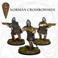 VICTRIX MINIATURES - VXDA011 NORMAN CROSSBOWMEN