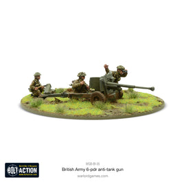 BOLT ACTION :  BRITISH ARMY 6 POUNDER ANTI-TANK GUN