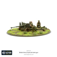 BOLT ACTION :  BRITISH ARMY 6 POUNDER ANTI-TANK GUN