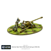 BOLT ACTION : GERMAN HEER 75MM PAK 40 ANTI-TANK GUN (1943 - 45)