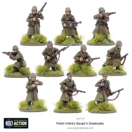 BOLT ACTION : POLISH INFANTRY SQUAD IN GREATCOATS
