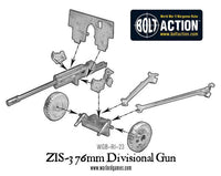 BOLT ACTION : SOVIET ZIS-3 DIVISIONAL GUN (WINTER)