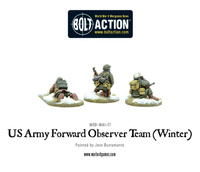 BOLT ACTION : US ARMY FORWARD OBSERVER TEAM (WINTER)