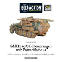 BOLT ACTION : SD.KFZ 251/7C PIONIERWAGEN WITH PANZERBUCHSE 41