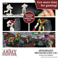 THE ARMY PAINTER SPEEDPAINT METALLIC SET 2.0