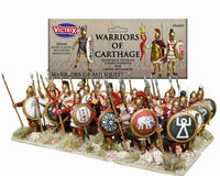 VICTRIX MINIATURES - VXA010 WARRIORS OF CARTHAGE : HANNIBAL'S VETERANS, LIBYAN SPEARMEN AND LIBYAN JAVELINMEN