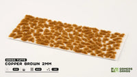 GAMERS GRASS : COPPER BROWN 2MM TUFTS