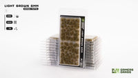 GAMERS GRASS : LIGHT BROWN 6MM TUFTS
