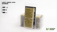 GAMERS GRASS : LIGHT GREEN 4MM TUFTS