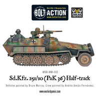 BOLT ACTION : SD.KFZ 251/10 PAK 36 HALF TRACK