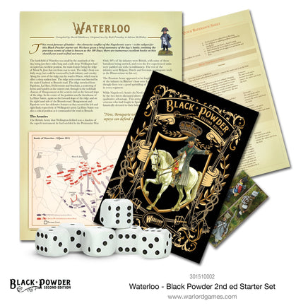 Black Powder - Waterloo 2nd Ed. Starter Set - Khaki & Green Books