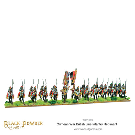 BLACKPOWDER CRIMEAN WAR BRITISH LINE INFANTRY REGIMENT - Khaki and Green Books