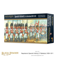 Black Powder Napoleonic Spanish Infantry (1st Battalion) 1805-1811 - Khaki and Green Books