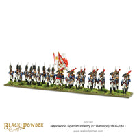 Black Powder Napoleonic Spanish Infantry (1st Battalion) 1805-1811 - Khaki and Green Books