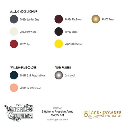 Black Powder Epic Battles - Waterloo: Blücher's Prussian Army starter set - Khaki and Green Books