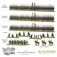 Black Powder Epic Battles: Waterloo - British Highlanders & Rifleman - Khaki and Green Books