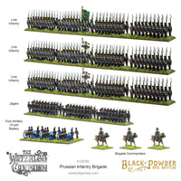Black Powder Epic Battles - Waterloo: Prussian Infantry Brigade - Khaki and Green Books