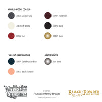 Black Powder Epic Battles - Waterloo: Prussian Infantry Brigade - Khaki and Green Books