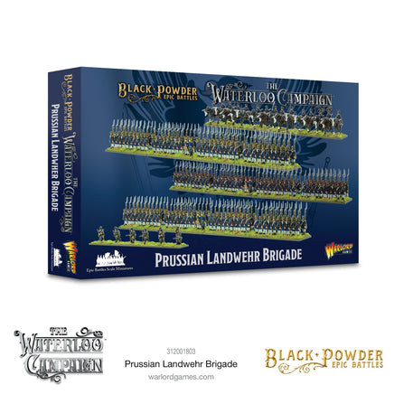 Black Powder Epic Battles - Waterloo: Prussian Landwehr Brigade - Khaki and Green Books