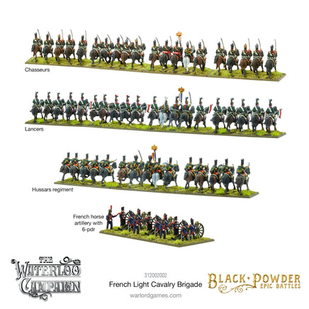 Black Powder - Epic Battles: Waterloo - French Light Cavalry Brigade - Khaki and Green Books