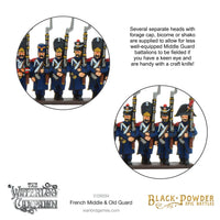 Black Powder Epic Battles: Waterloo - French Middle & Old Guard - Khaki and Green Books