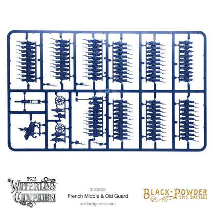 Black Powder Epic Battles: Waterloo - French Middle & Old Guard - Khaki and Green Books