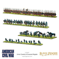 BLACK POWDER EPIC BATTLES : ACW - UNION CAVALRY & ZOUAVES - Khaki and Green Books