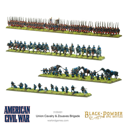 BLACK POWDER EPIC BATTLES : ACW - UNION CAVALRY & ZOUAVES - Khaki and Green Books