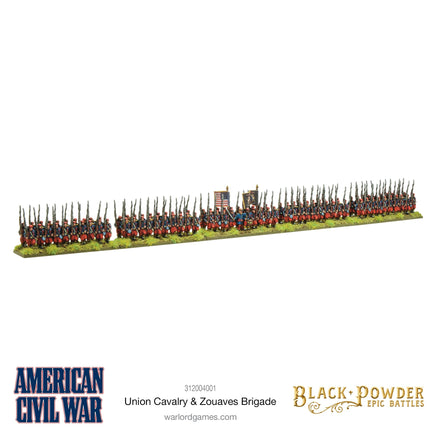 BLACK POWDER EPIC BATTLES : ACW - UNION CAVALRY & ZOUAVES - Khaki and Green Books