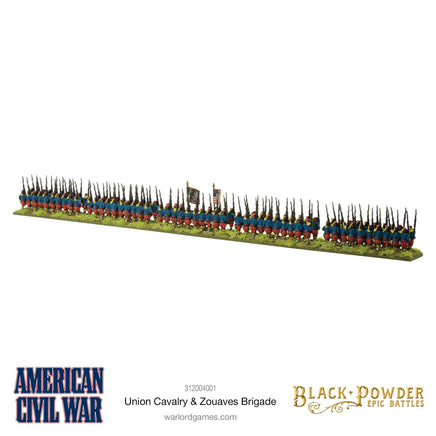 BLACK POWDER EPIC BATTLES : ACW - UNION CAVALRY & ZOUAVES - Khaki and Green Books
