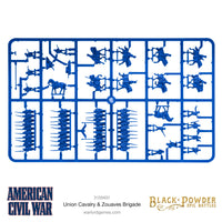 BLACK POWDER EPIC BATTLES : ACW - UNION CAVALRY & ZOUAVES - Khaki and Green Books