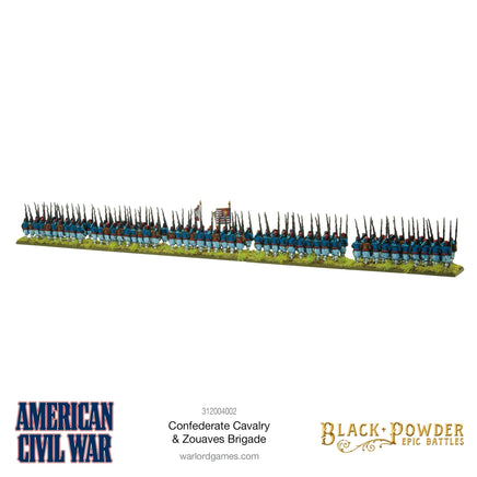 BLACK POWDER EPIC BATTLES : ACW - CONFEDERATE CAVALRY & ZOUAVES - Khaki and Green Books