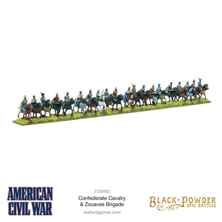 BLACK POWDER EPIC BATTLES : ACW - CONFEDERATE CAVALRY & ZOUAVES - Khaki and Green Books