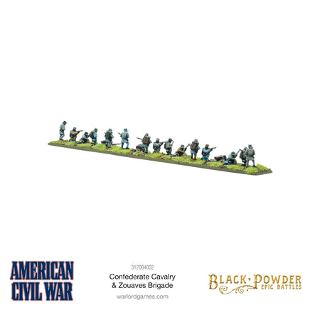 BLACK POWDER EPIC BATTLES : ACW - CONFEDERATE CAVALRY & ZOUAVES - Khaki and Green Books