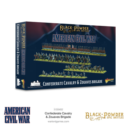 BLACK POWDER EPIC BATTLES : ACW - CONFEDERATE CAVALRY & ZOUAVES - Khaki and Green Books