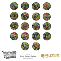 Black Powder Epic Battles : Napoleonic British Casualty Markers - Khaki and Green Books