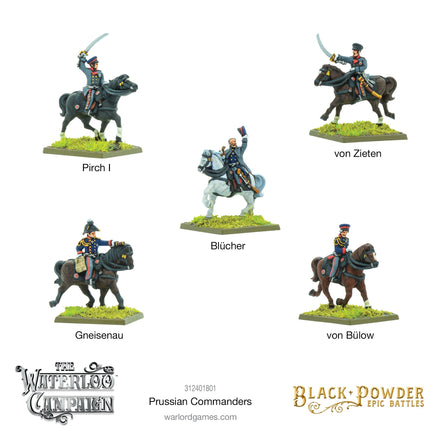Black Powder Epic Battles : Napoleonic Prussian Commanders - Khaki and Green Books